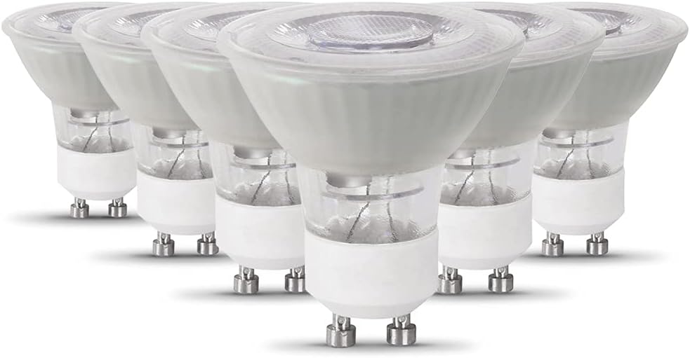 Feit Electric 6 Pack MR16 GU10 LED Bulbs 50W Equivalent Dimmable