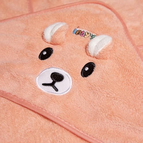 Iolys Hooded Baby Bath Towel Large 41x41