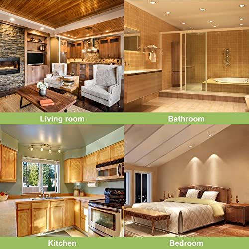 Sigalux 8 Pack GU10 LED Bulbs 50W Equivalent 3000K Warm White Non-Dimmable