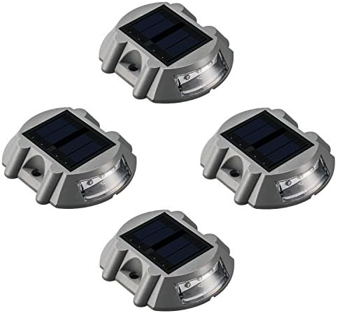 Sunwind Solar Deck Lights 4-Pack White Pathway Marker