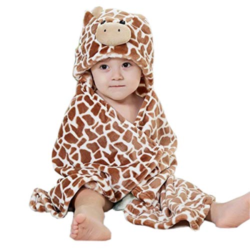 Baby Hooded Blanket Ultra Soft Warm Newborn Infant Swaddle Wrap