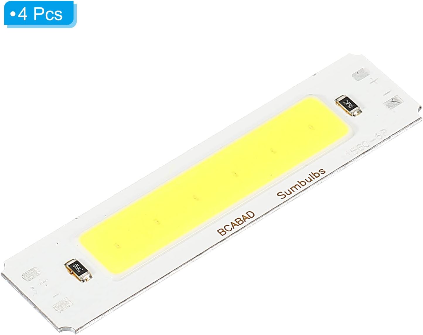 PATIKIL 2W DC 5V LED Chip Bulb 4 Pack