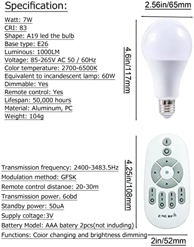 SKIVTGLAMP Remote Control Track Pendant Lamp with Adjustable Height and 3 LED Lights