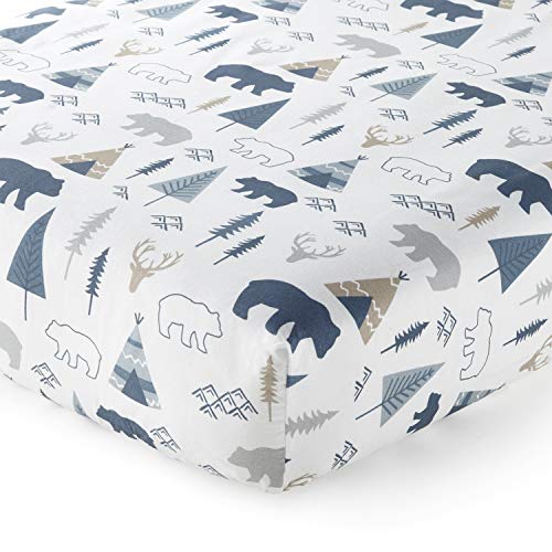 Levtex Baby Emerson Crib Fitted Sheet - Animal Toss 100 Cotton