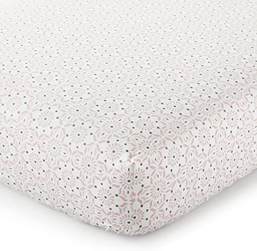 Levtex Baby Crib Fitted Sheet - Floral Design