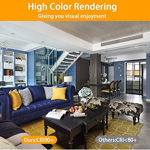 EAGLOD 10W Dimmable LED Track Light Heads 12-Pack