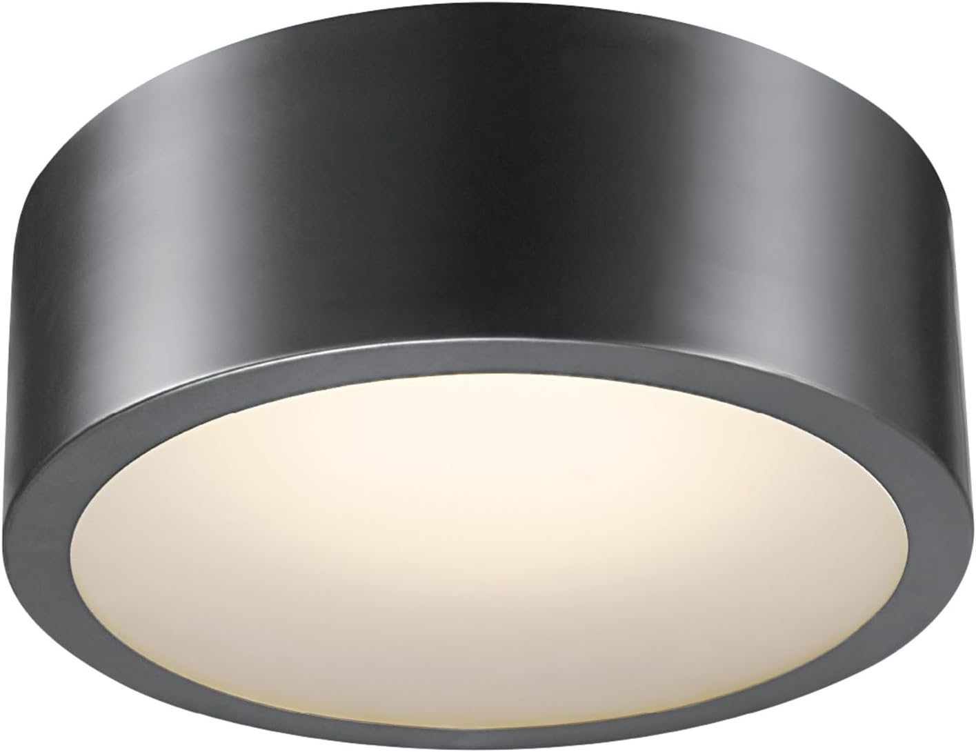 Globe Electric Edinburg LED Flush Mount Ceiling Light Black Iron Finish 1