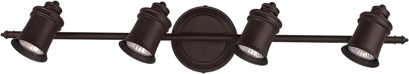 Canarm IT299A04ORB10 Taylor 4-Bulb Wall Track Light