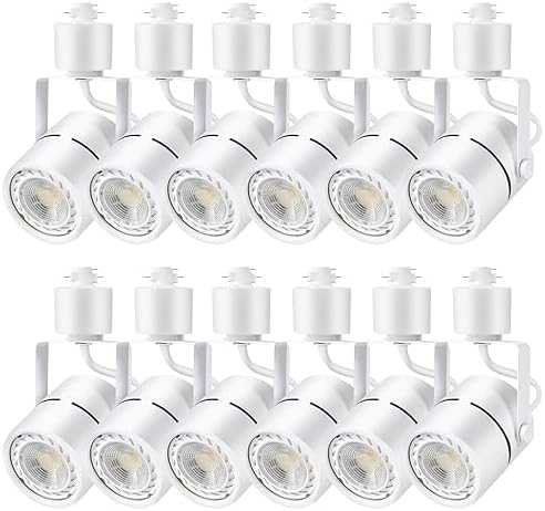10W LED Track Light Heads 12-Pack Cool White