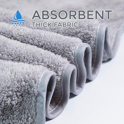 Iolys Hooded Baby Bath Towel 41x41 Large Grey