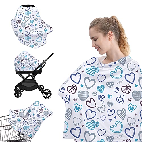 Yoofoss Nursing Cover Breastfeeding Scarf - Universal Baby Car Seat Stroller Cover
