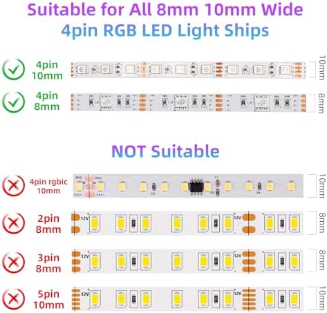 RGBZONE Bluetooth RGB LED Controller with 40-Keys IR Remote