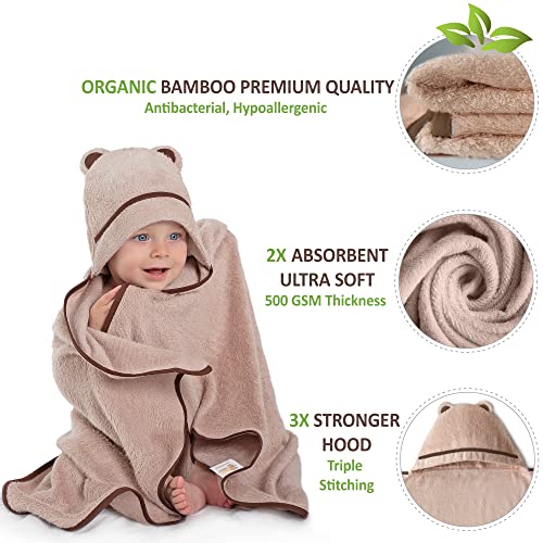 Premium Baby Bath Towel with Bamboo Hood