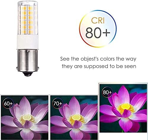 Makergroup BA15s 12V 3W LED Bulb 6000K 6pcs for Landscape Lighting