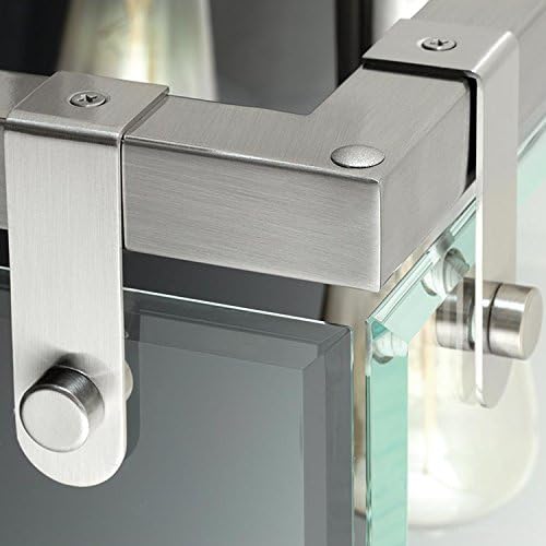 Urban Ambiance Farmhouse Pendant Light - Brushed Nickel and Clear Shade