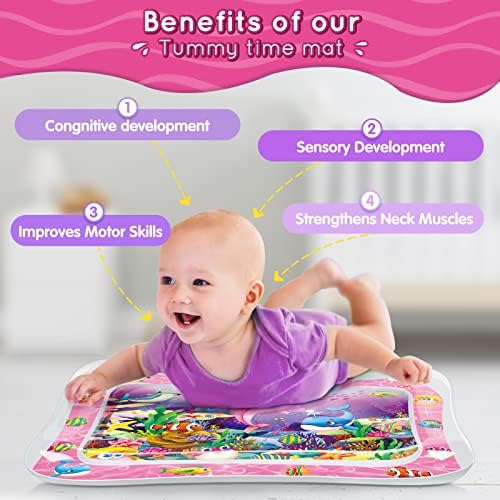 Infinno Tummy Time Water Mat for Babies 1