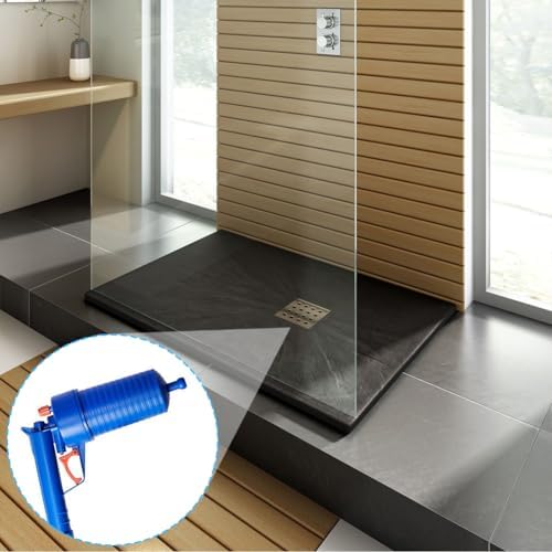 Lwuey Toilet Plunger Clog Remover with 4 Suckers