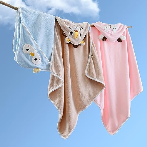 Jay Ava Plush Brown Lion Hooded Towel 315x315