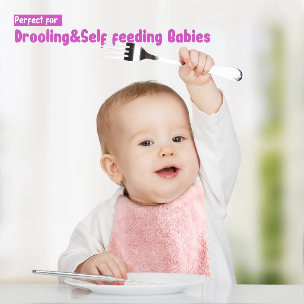 Orighty 24-Pack Baby Washcloths Microfiber Coral Fleece Towels