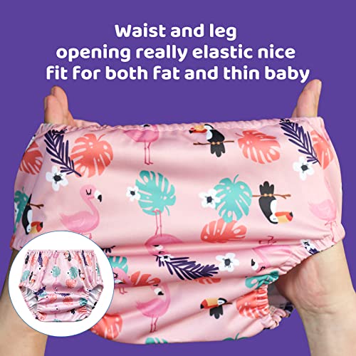 BISENKID 6-Pack Waterproof Training Pants for Toddlers 2T