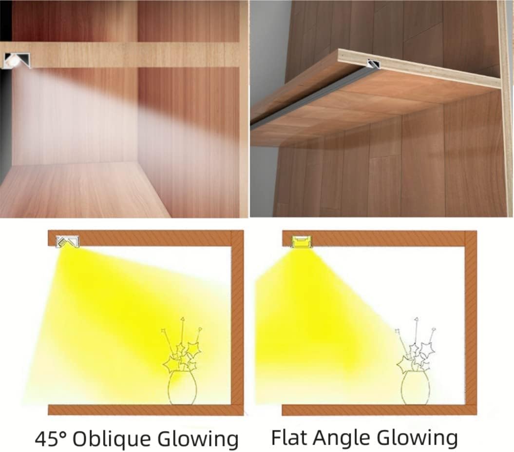 6 Pack 33ft Under Cabinet LED Light System