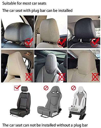 JEWUNO Car Headrest Pillow 360 Adjustable