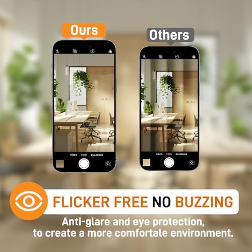 AIBISOD 10W Dimmable H Track Light Heads 4 Pack Warm White