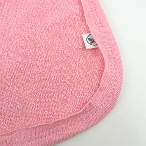 HonestBaby 10-Pack Organic Cotton Wash Cloths Rainbow Pinks