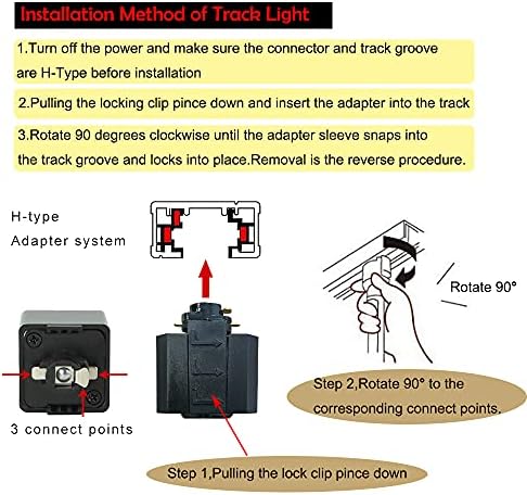KAYYELAMP 3-Light H Track Pendant Light with Purple Ceramic Base