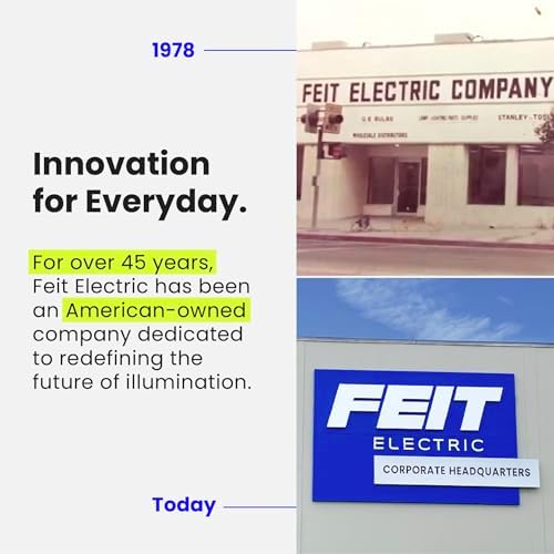 Feit Electric BR30 LED Light Bulb 65W Equivalent 6 Pack