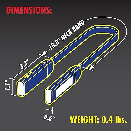 Wagan EL4307 Flexxlite Rechargeable LED Neck Light