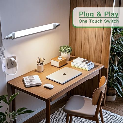 Tonffi 4FT Plug-in LED Ceiling Light - 5000K Cool White