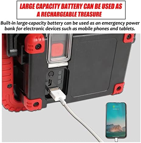 DHAEY 380W LED Portable Spotlight Camping Light