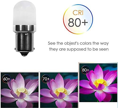 Makergroup 1141 BA15S 12V LED Bulb Pack of 4 Warm White 2700K