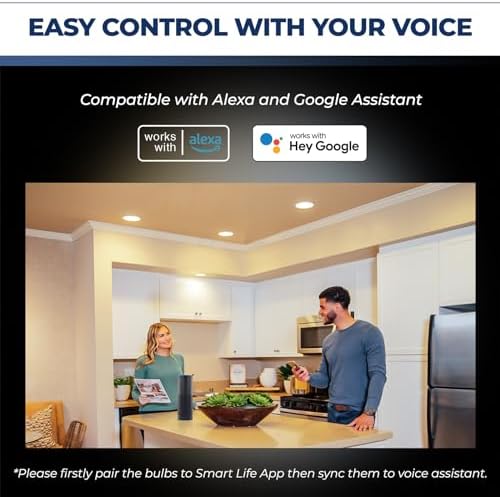 GU10 Smart LED Bulbs 50W Equivalent 4PCS