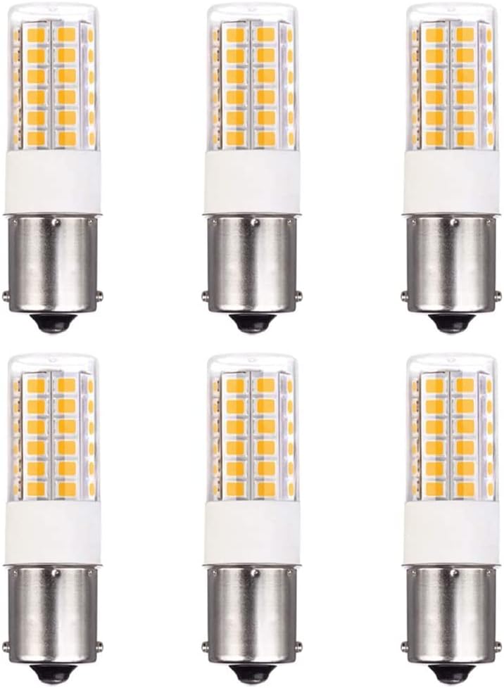 Makergroup BA15s 12V 3W LED Bulb 6000K 6pcs for Landscape Lighting