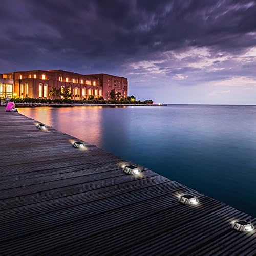 Sunwind Solar Deck Lights 4-Pack White Pathway Marker