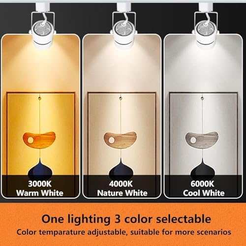 16PCS LED Track Lighting with 3CCT and Dimmable Brightness 1