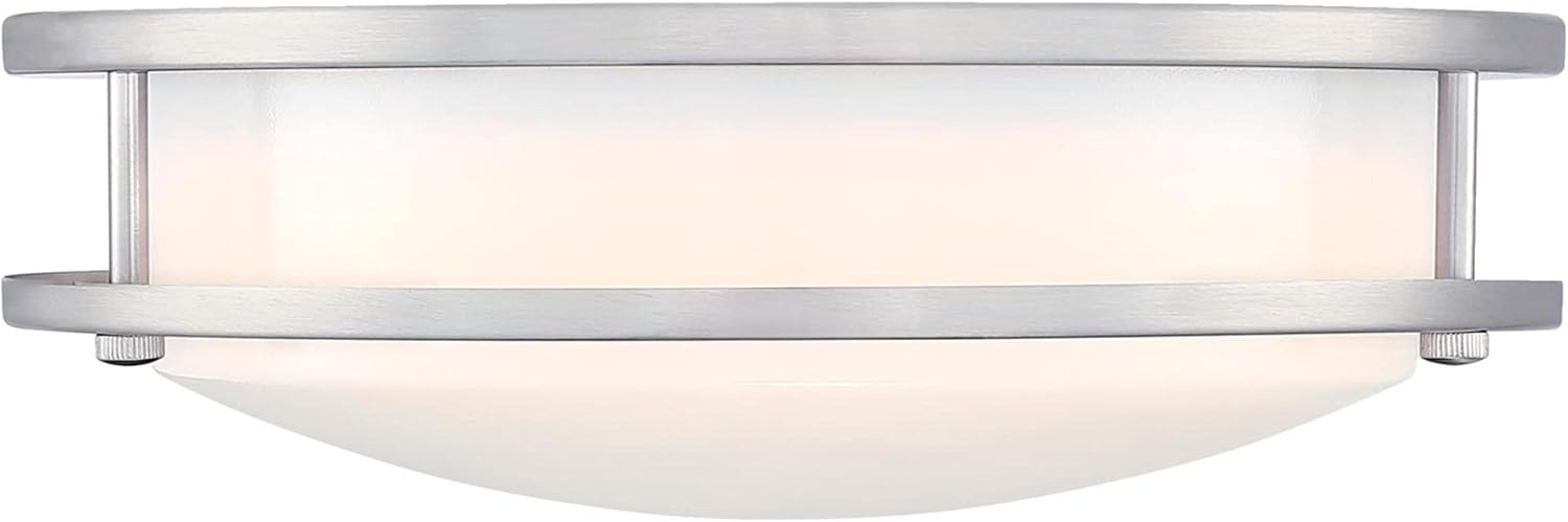 Westinghouse Oval LED Flush Mount Ceiling Light Brushed Nickel