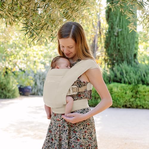 Ergobaby Embrace Cozy Newborn Baby Carrier Wrap Cream