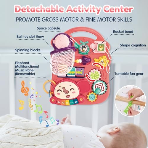 VATOS 5 in 1 Sit-to-Stand Learning Walker for Toddlers