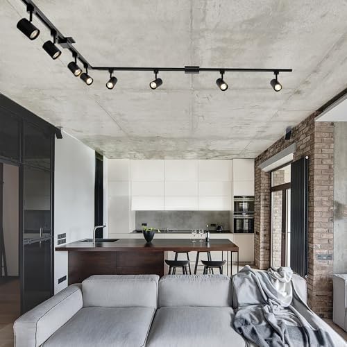 Globe Electric Tribeca 4-Light Track Lighting Kit Matte Black