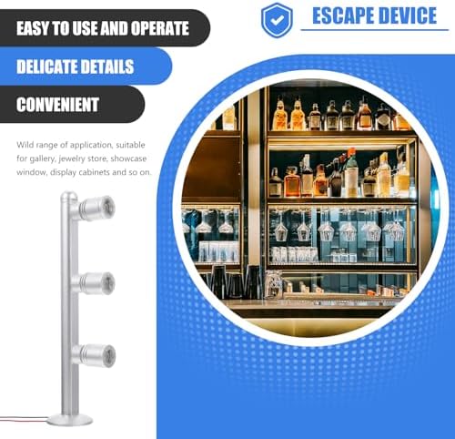 LED Display Lamp Track Spotlight with 3 Rotatable Heads