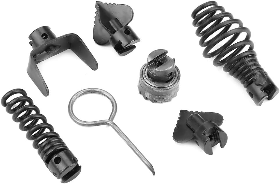 GLOGLOW Drain Cleaner Cutter Head Set for Drum Machines