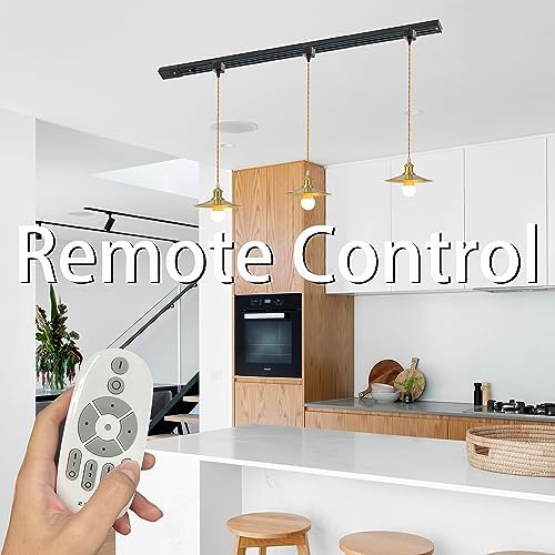 SKIVTGLAMP Stepless Dimming Track Pendant Light 3 Lights
