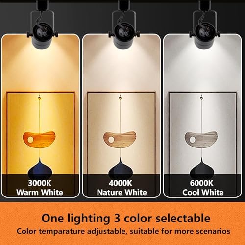 Yuemegou 10W Dimmable LED Track Light Heads 3CCT GU10