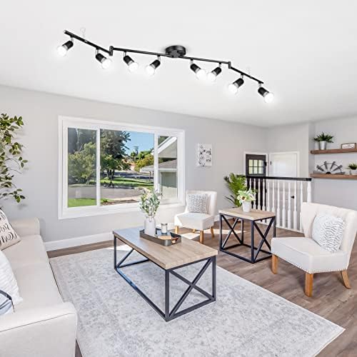 Unicozin LED 8 Light Track Lighting Kit Black 1