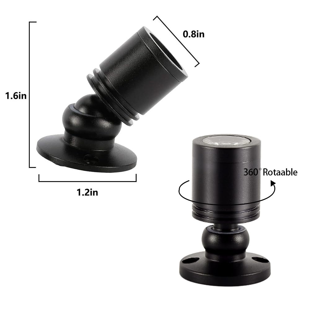 KONPWAY 12V Dimmable LED Mini Spotlights - 15W Pack of 6