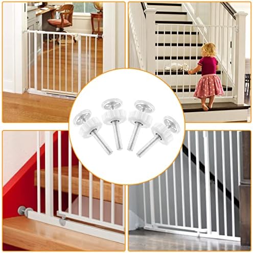Unlorspy 4 Pack M10 Baby Gate Spindle Rods 1