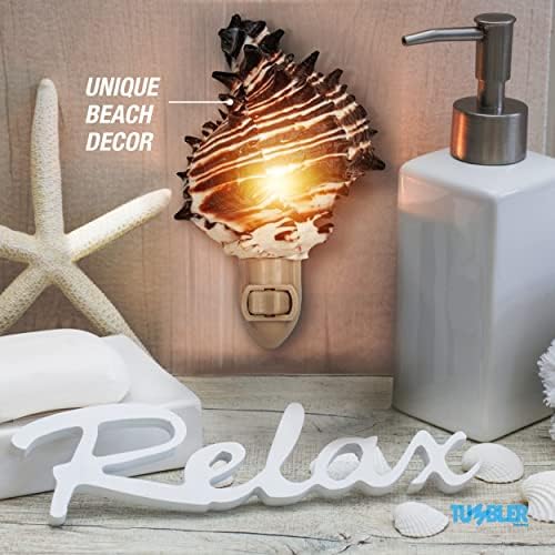Tumbler Home Shell Night Light - Coastal Decor